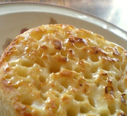Cheesey Crumpets