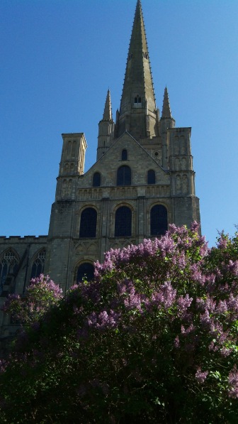 Norwich Cathedral in Spring 2